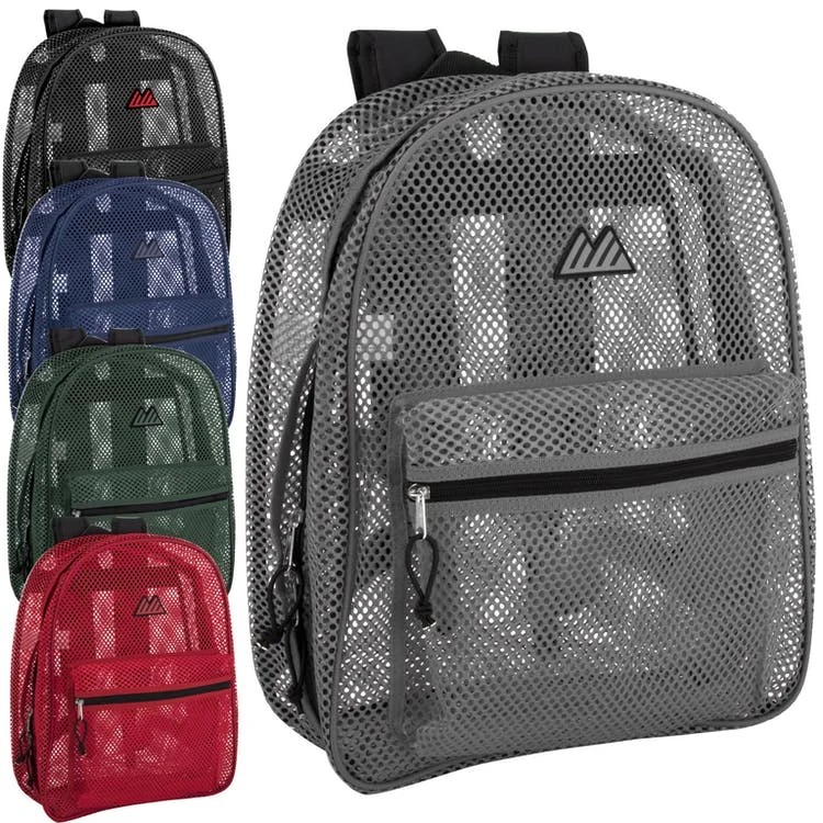 17" Mesh Backpacks - 5 Colors Polyester 1