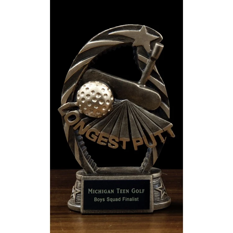 Arched Resin Longest Putt Award 1