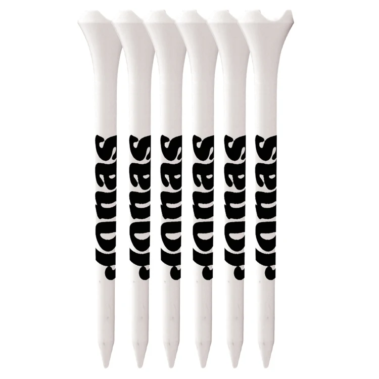 6 Performance Tees 3 1/4" 1