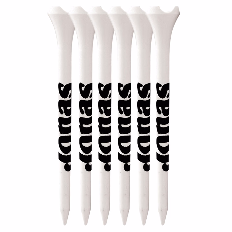 6 Performance Tees 2 3/4"