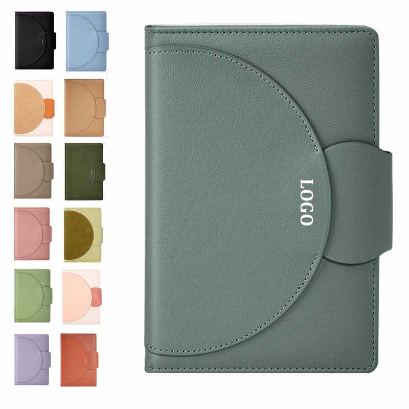 Semicircular Leather Notebook