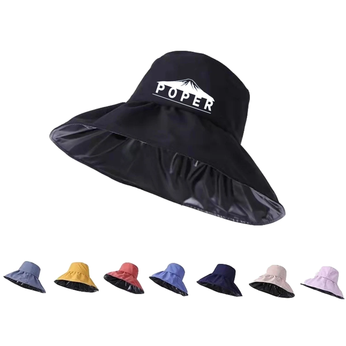 Breathable Glue-Coated Outdoor Sun Bucket Hat 1