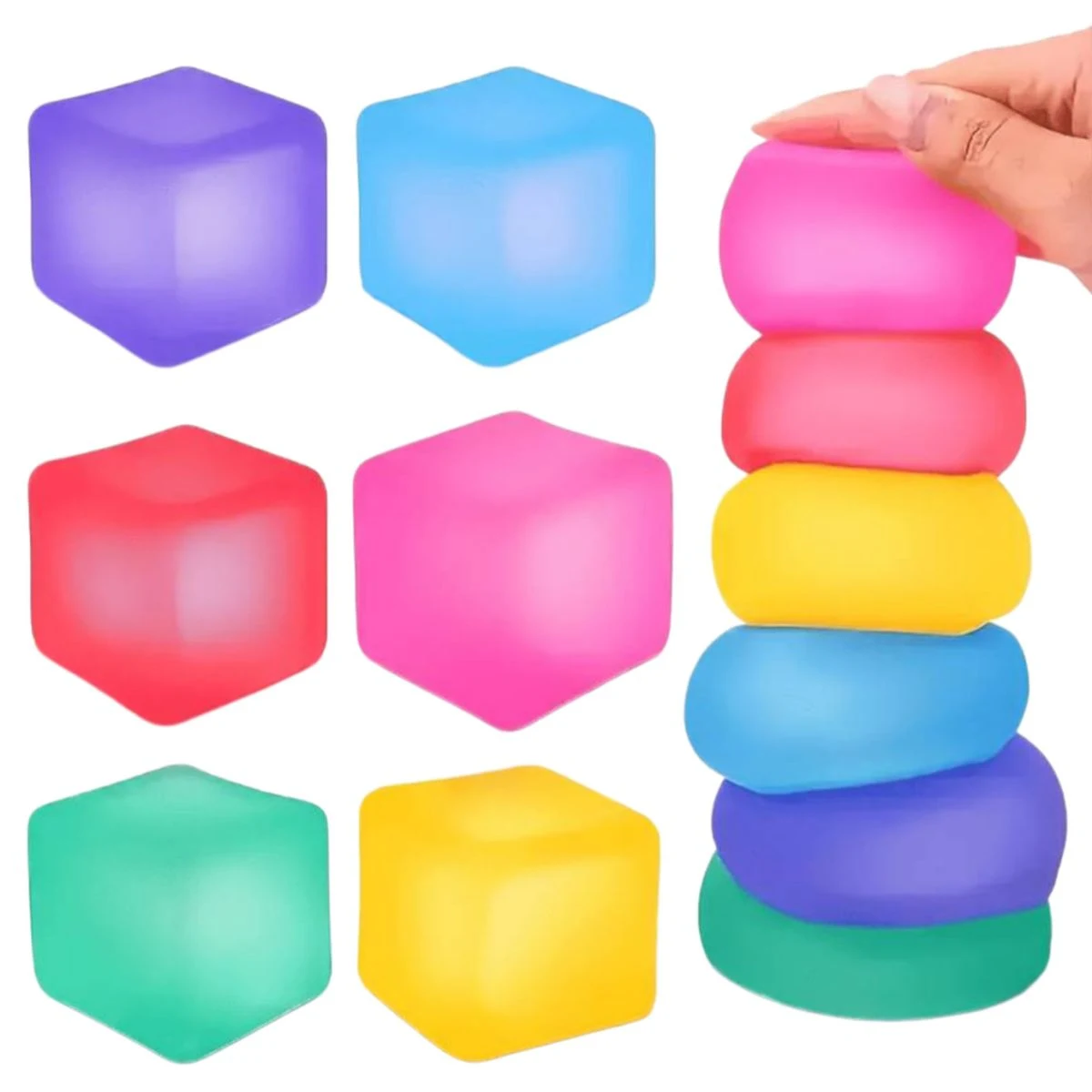 Ice cube maltose squeeze stress toy 1
