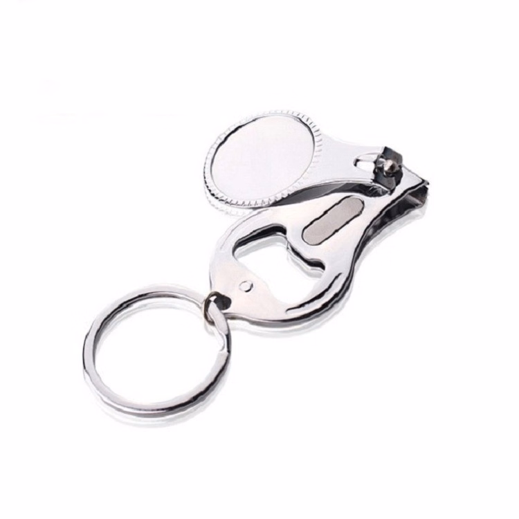 3 In 1 Nail Clipper Bottle Opener Keychain