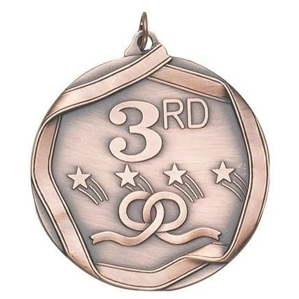 Third Die Cast Medal, 2 1/4" 1