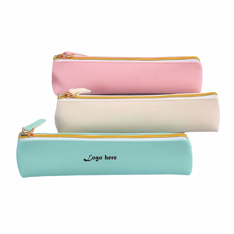 Creative Multi-Functional PU Leather Stationery Storage Pencil Box