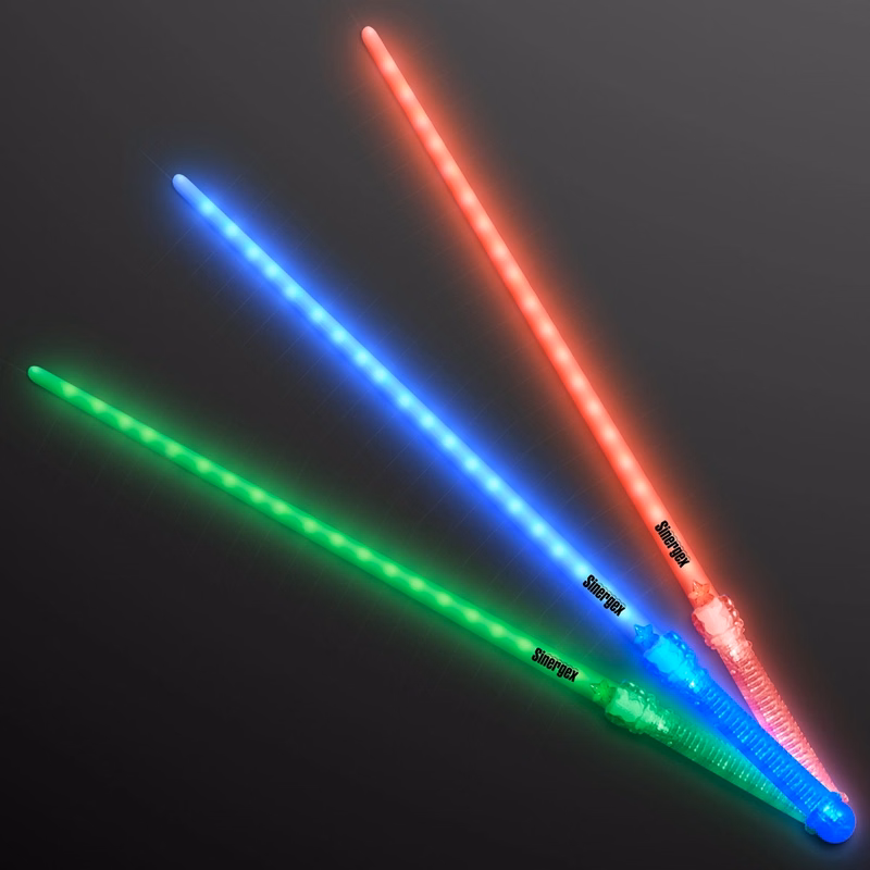 Flashing Assorted Play Light Up Sabers with 30 LEDs