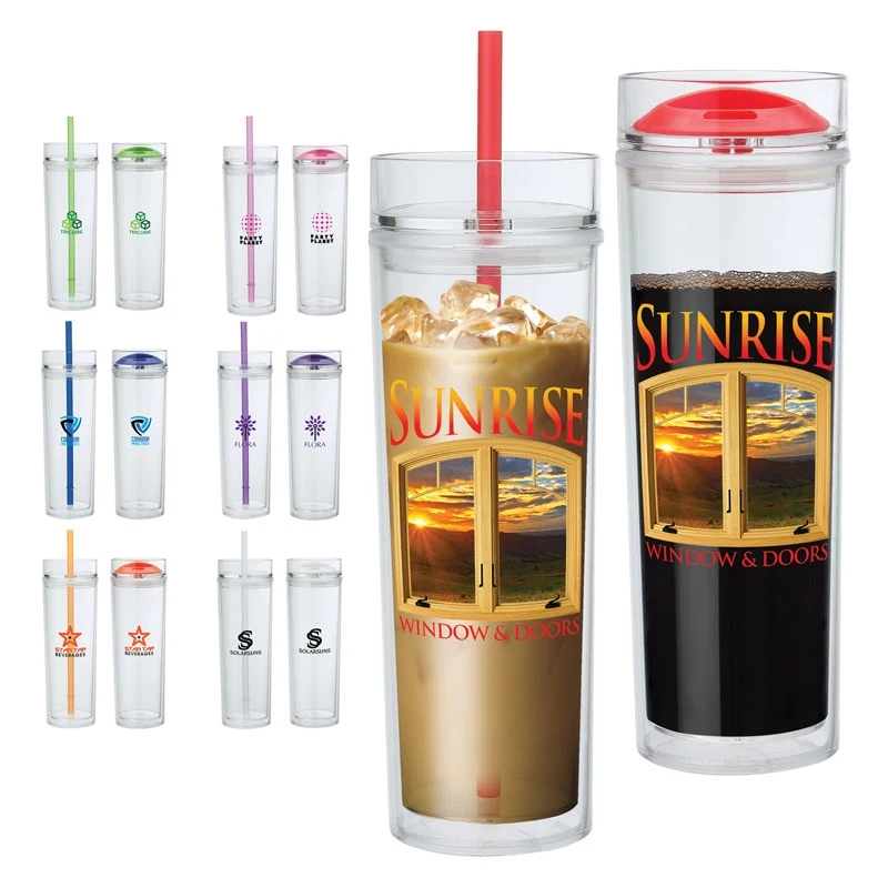 Jomocha 16 oz. Double Lid Hot / Cold Tumbler 1