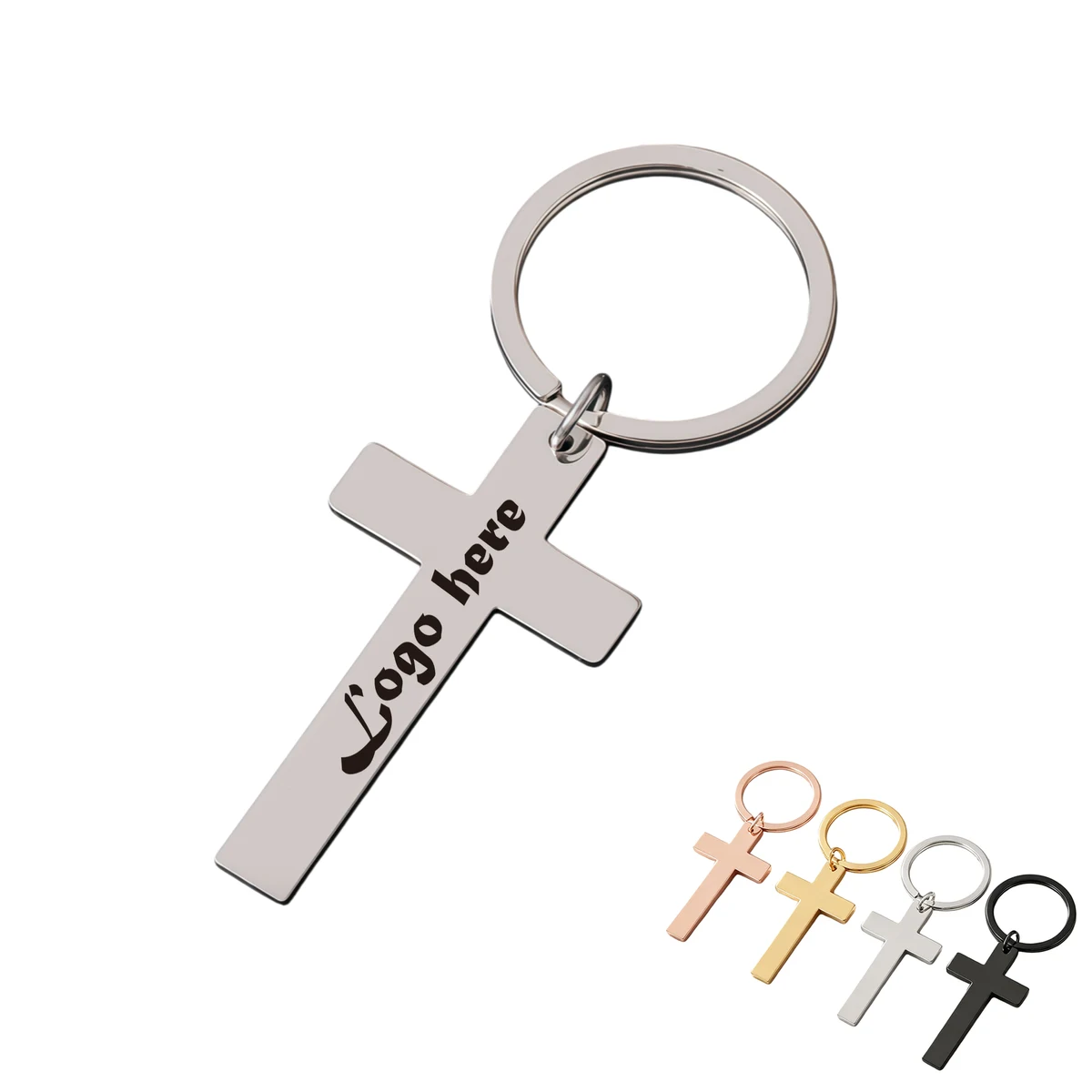 Christian Cross Keychain 1