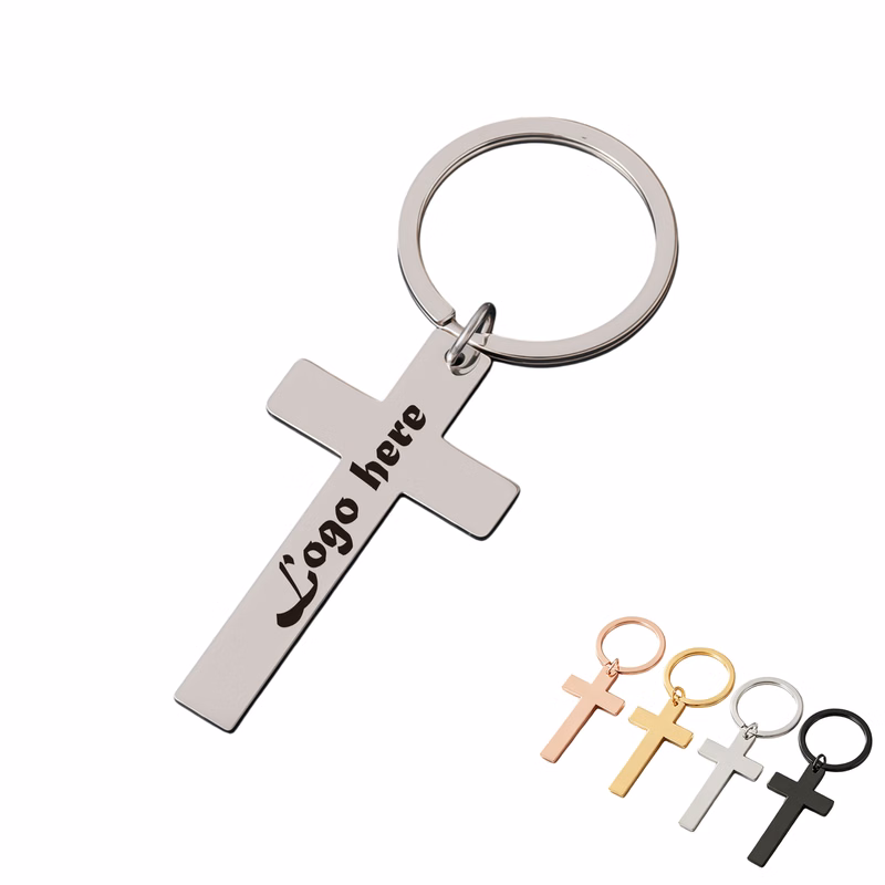 Christian Cross Keychain