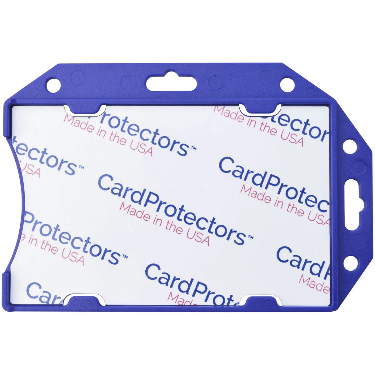 2.62" W x 3.88" H - Multi-Directional Rigid Card Holder (Blank) 1