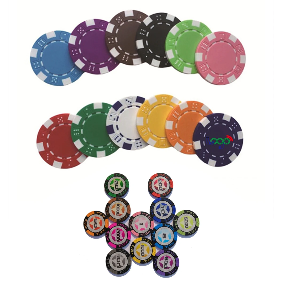 Stylish Professional Poker Chips 1
