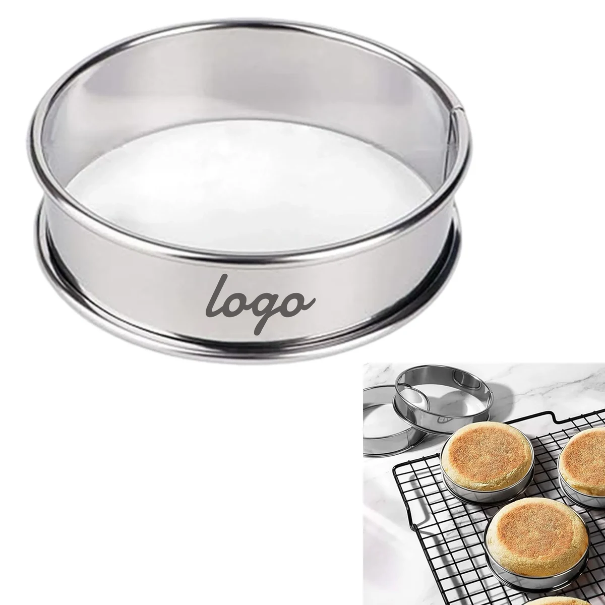 Stainless - steel Round Cake Molds 1