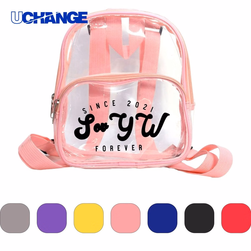 Clear PVC Mini Backpack