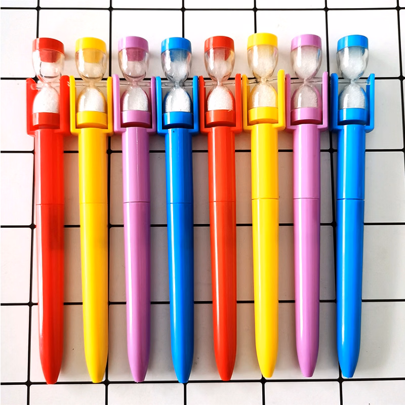 Rotating Hourglass Ballpoint Pen