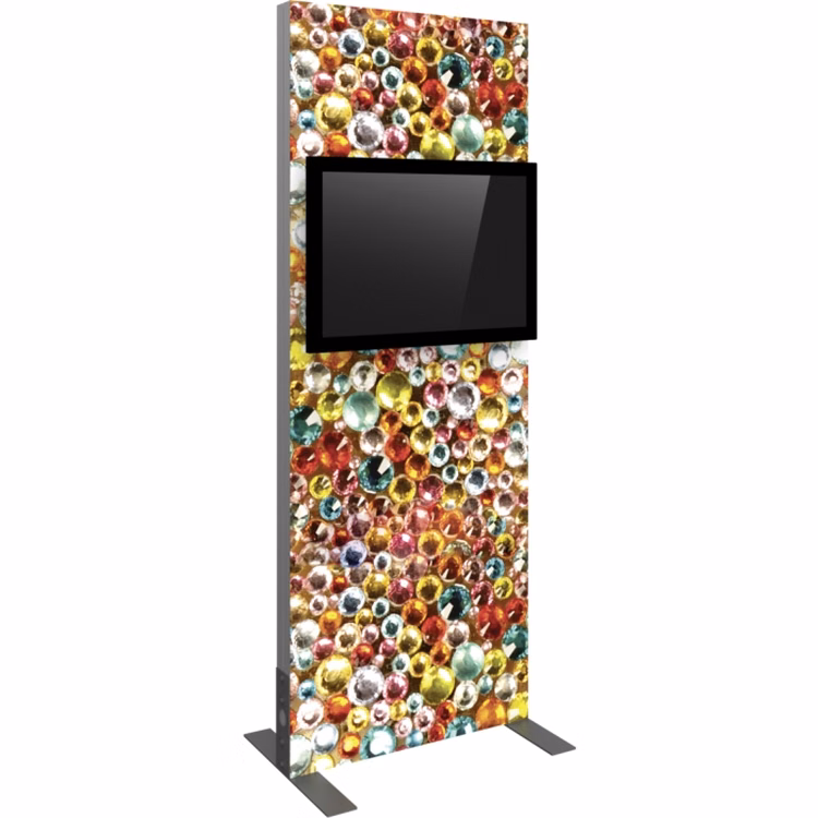 Vector Frame Monitor Kiosk 01 - Single-Sided Monitor Mount