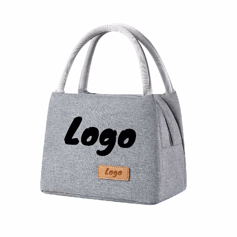 Portable lunch bag thickened aluminum foil insulation cooler bag