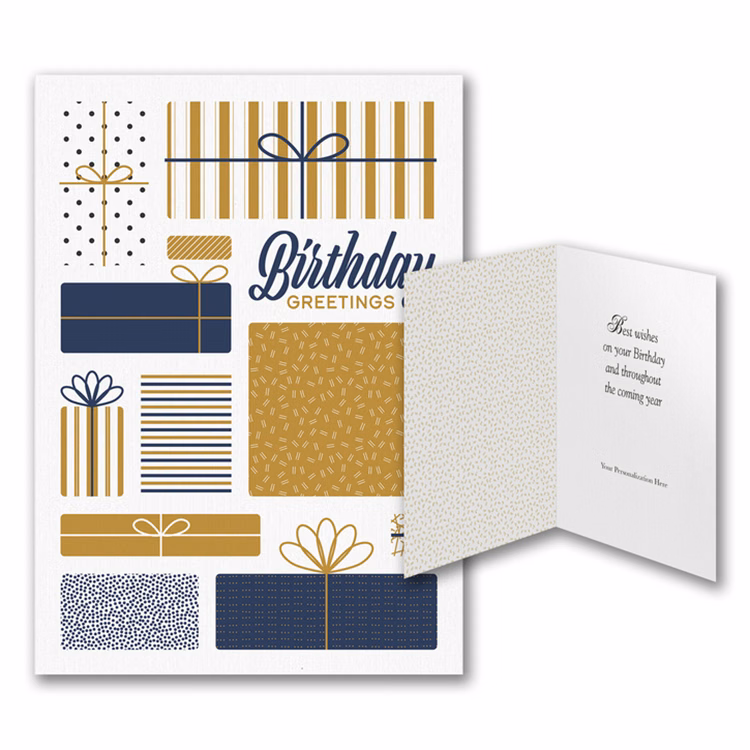 Annual Gift Birthday Card