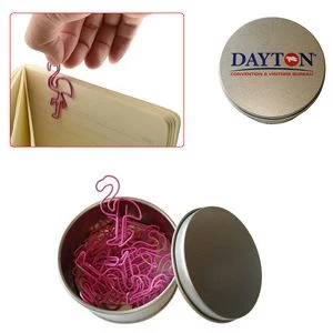 Flamingo Shaped Paper Clips With Tin Box 1