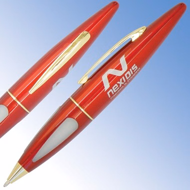 RED TORPEDO CIGAR BALL PEN