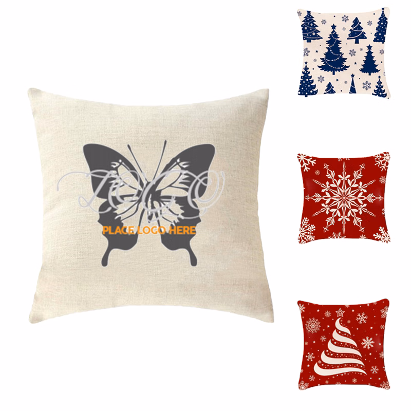 Festive Colorful Print Pillowcase
