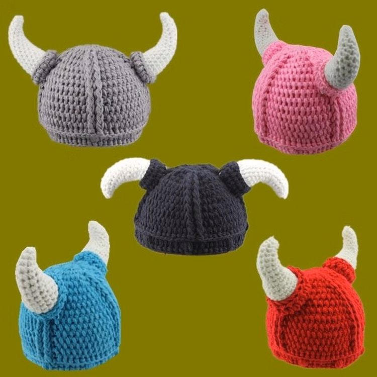 Hand Loomed Horn Hat