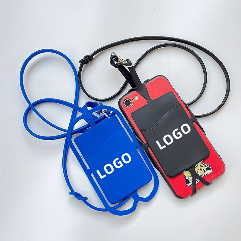 Silicone Lanyard Card Holder