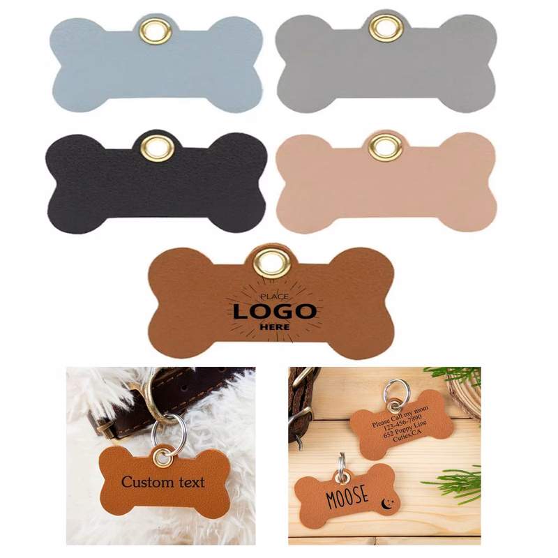 Custom Logo Bone Shape Pet Tag