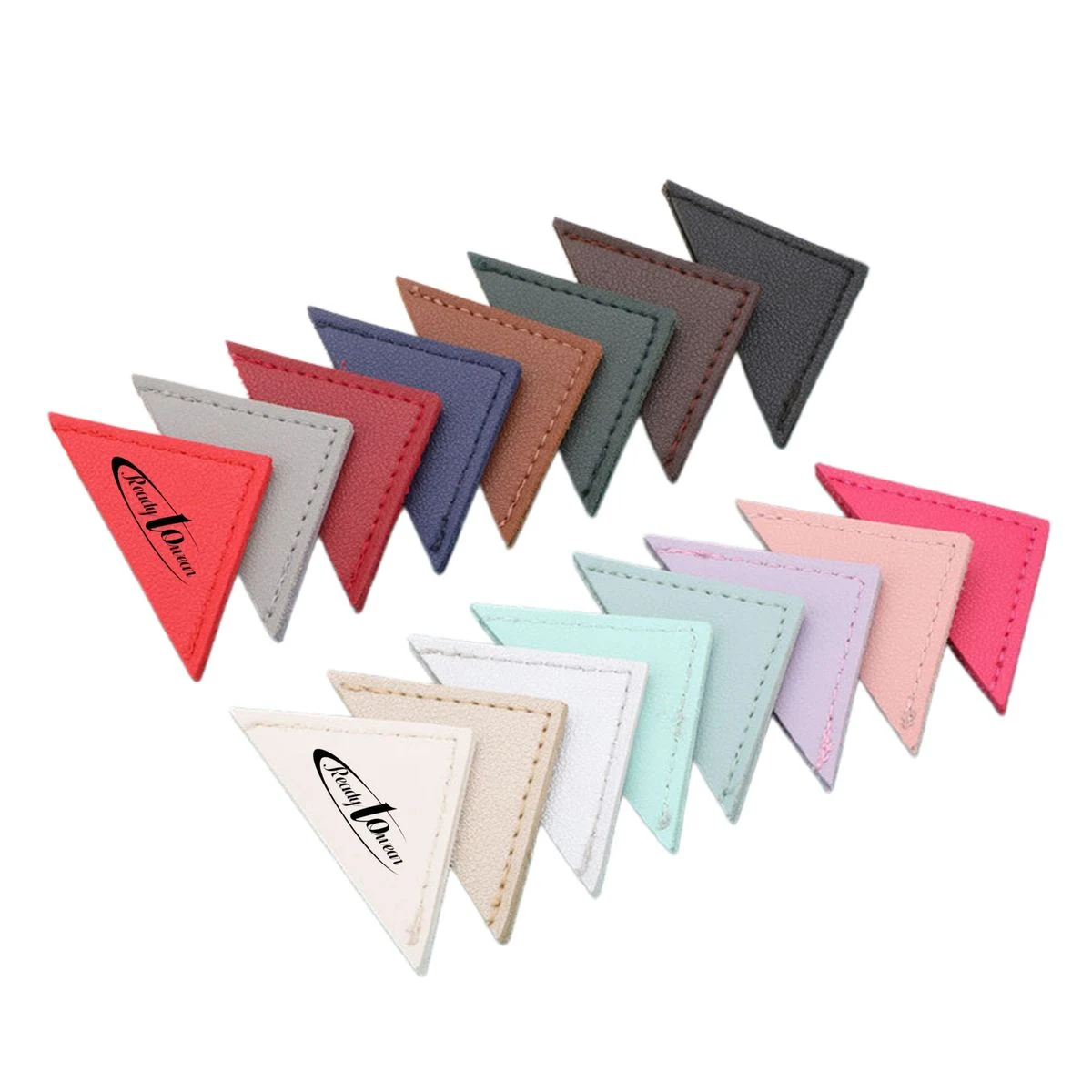 Elegant Triangle Leather Bookmark?CPremium Reading Accessory 1