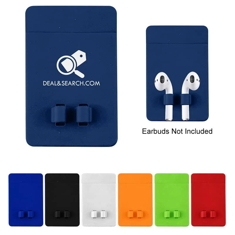 Phone Wallet With Earbuds Holder 1