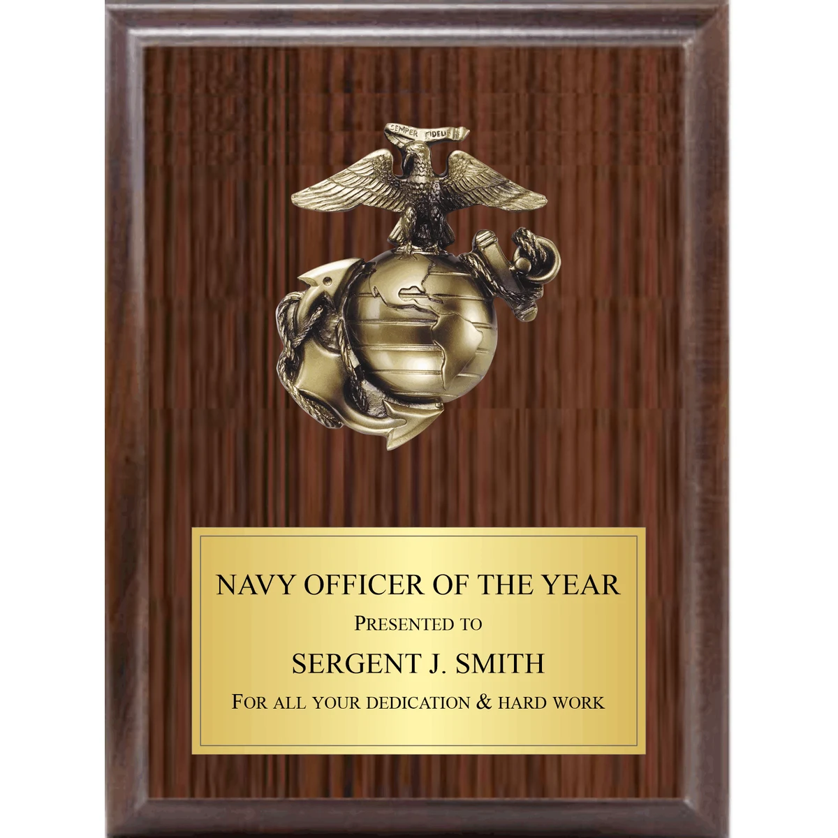 5" Marines Mount On Plaque 1