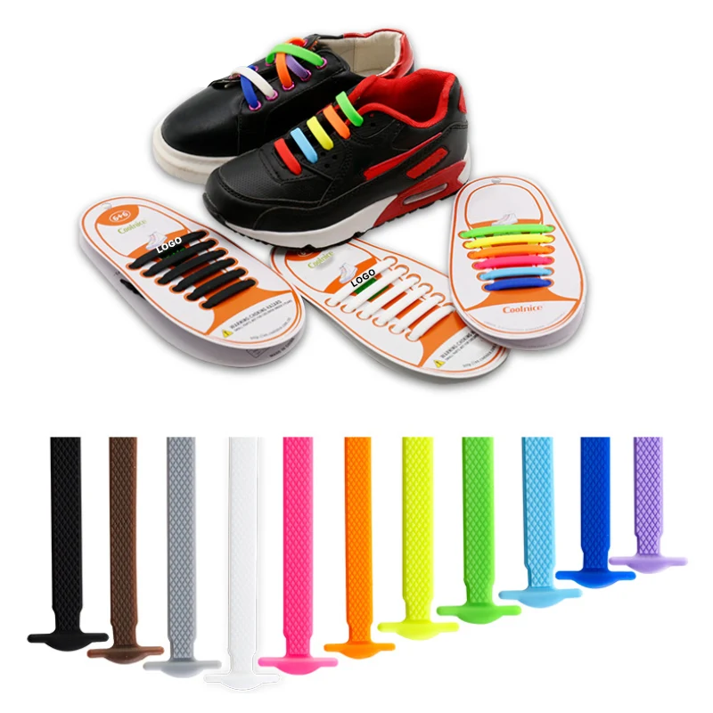 COOLNICE Silicone No Tie Shoelaces for Kids 1