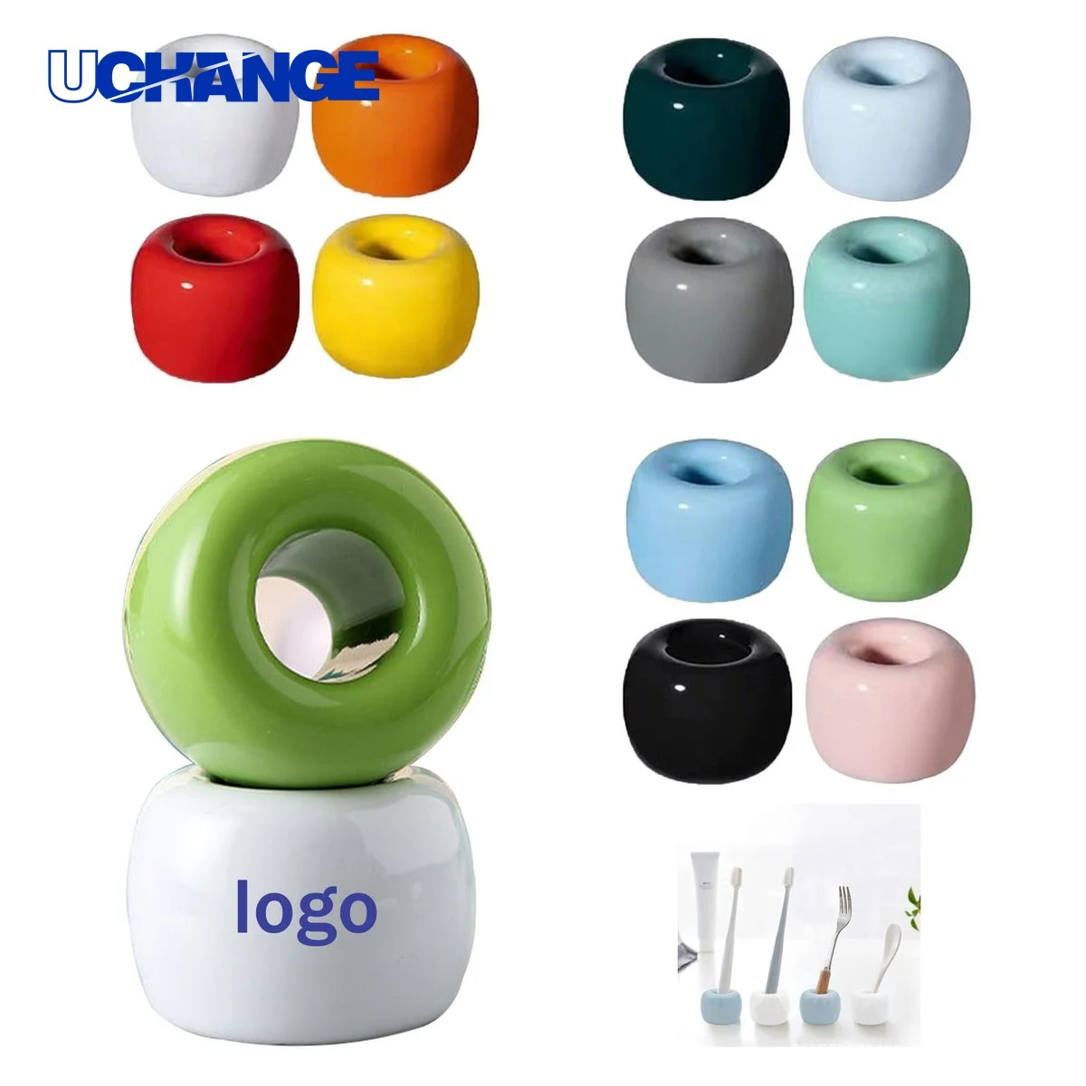 Ceramic Base Stand for Razor Holder 1