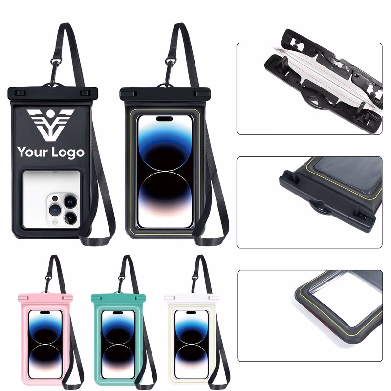 Waterproof Phone Pouch with Lanyard for 6.7 Inch Phones