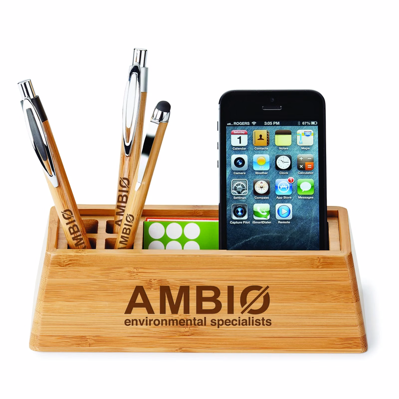Bamboo Desktop Organizer