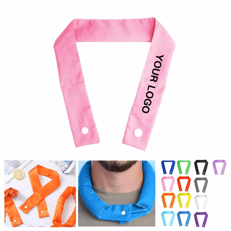 Lightweight Cooling Scarf with Embedded Cooling Crystals