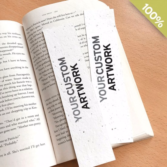 Double-Sided Plantable Bookmarks