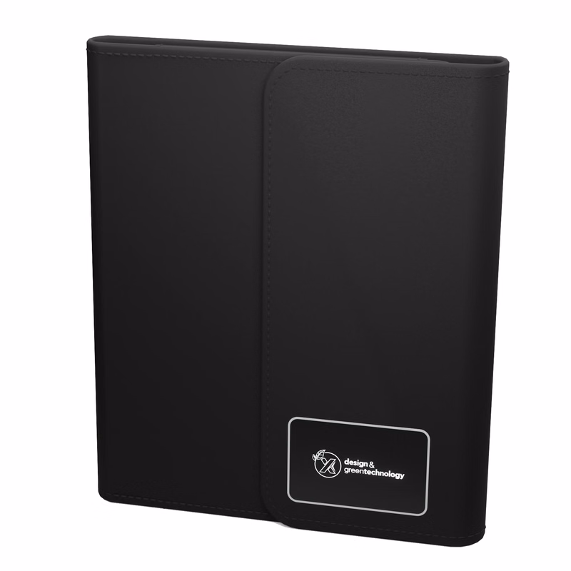 SCX Innovative Design™ Wireless Charging Notebook A5 with Power Bank 4000 mAh