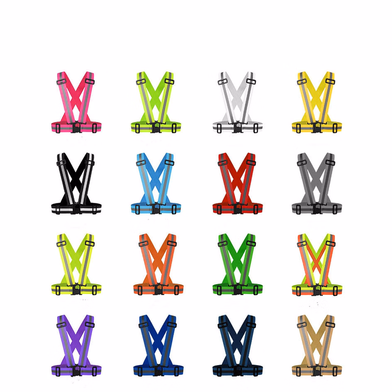 Adjustable Reflective Safety Running Hi Vis Cross Belt