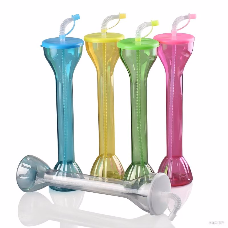 20 oz Party Plastic Cup W/ Lid and Straw