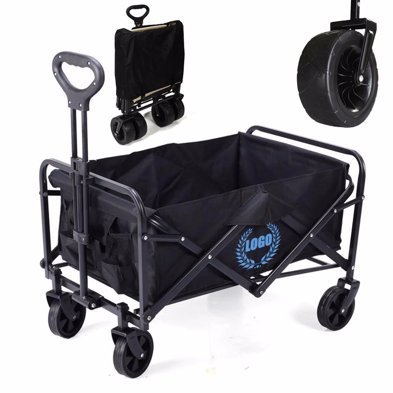 Folding Camping Trolley Shopping Wagon Hand Cart