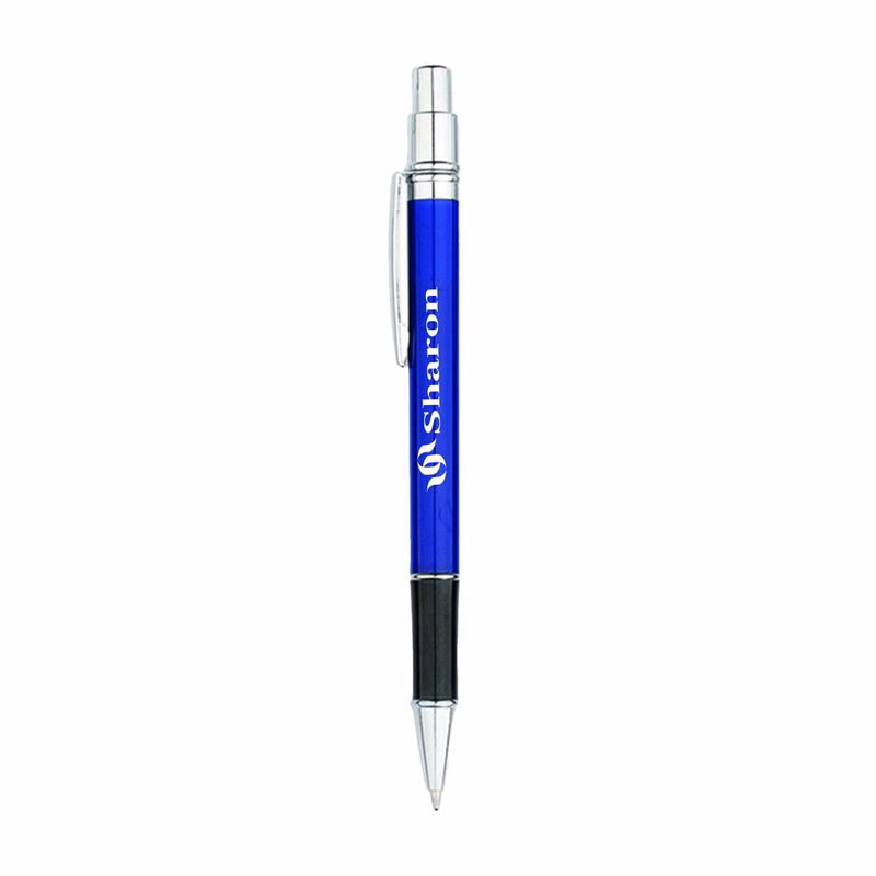 Monochrome Blue Ink Ballpoint Pen