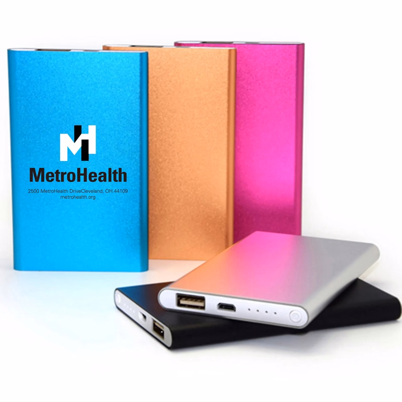 Slim Aluminum Universal Power Bank Charger-4000mAh