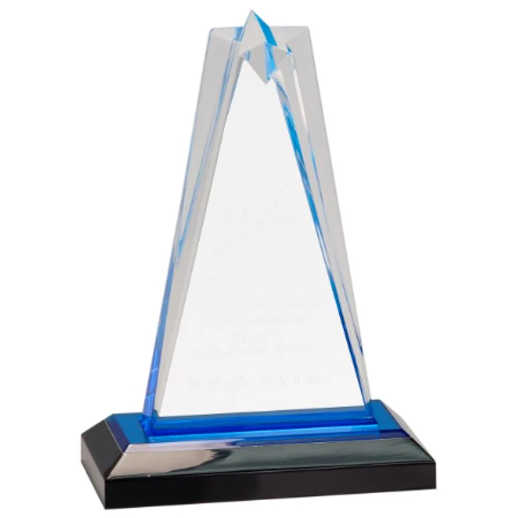 7" Blue Star Impress Acrylic Award 1