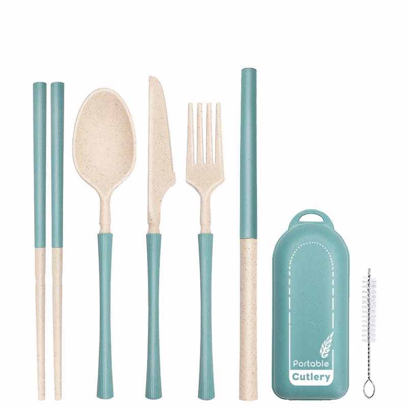 Wheat Straw Removable Tableware Set