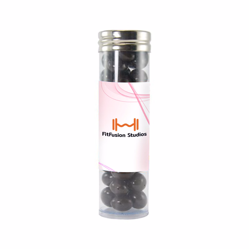 Gourmet Plastic Tube (Large) - Chocolate Espresso Beans