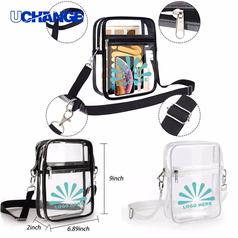 Clear PVC Crossbody Packet