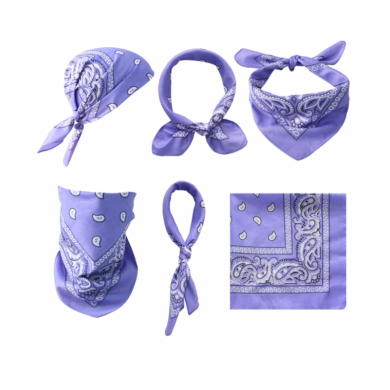 Multifunctional Customized Polyester Square Towel