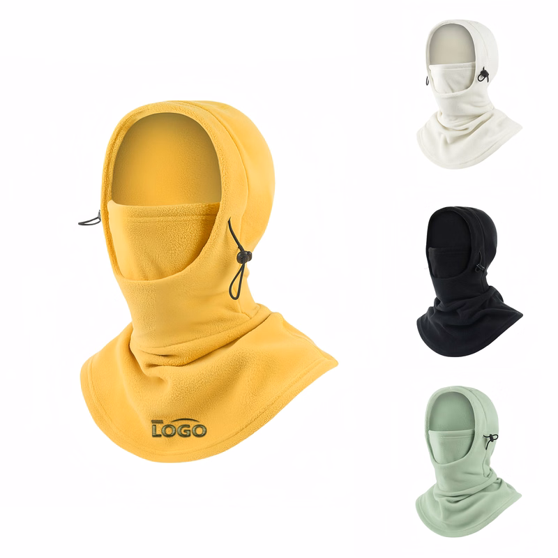 One-piece winter outdoor mask with adjustable wearing style
