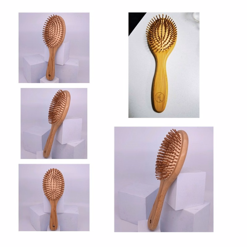 Wooden Bamboo Hair Brush